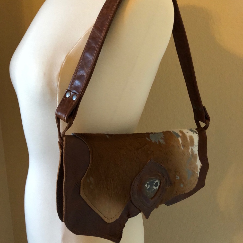Leather handbag
